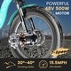 preview thumbnail 13 of 34, DoCred 20"x4" Fat Tire Electric Tricycle, 48V 500W with 7 Speed Ebike