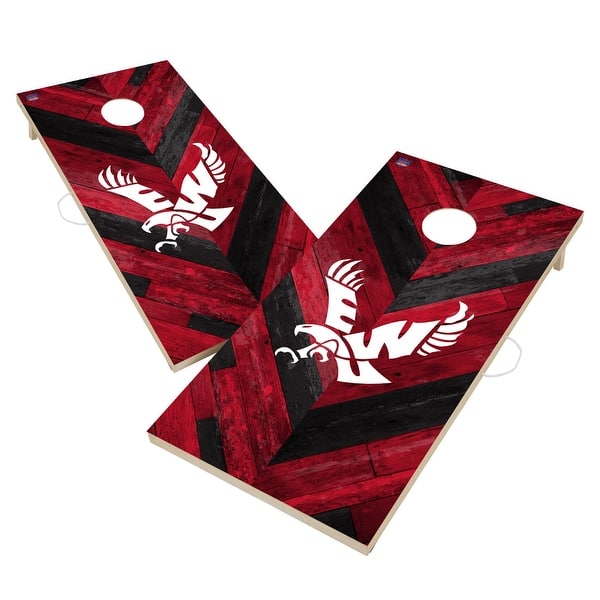 slide 2 of 6, Eastern Washington University Eagles Cornhole Board Set 16 Years and Up