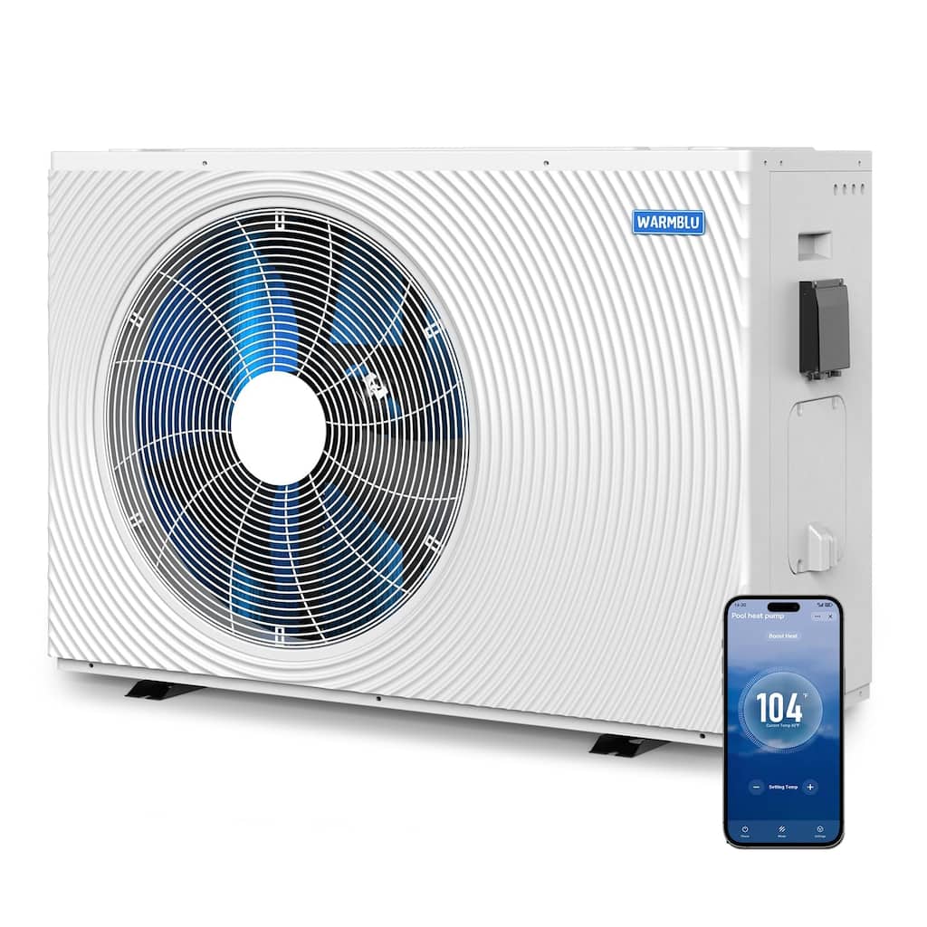 Swimming Pool Heat Pump Smart Inverter Heater for 23,000-33,000 Gallon Pools