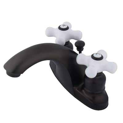 Kingston Brass English Country Centerset Bathroom Faucet with Pop-Up