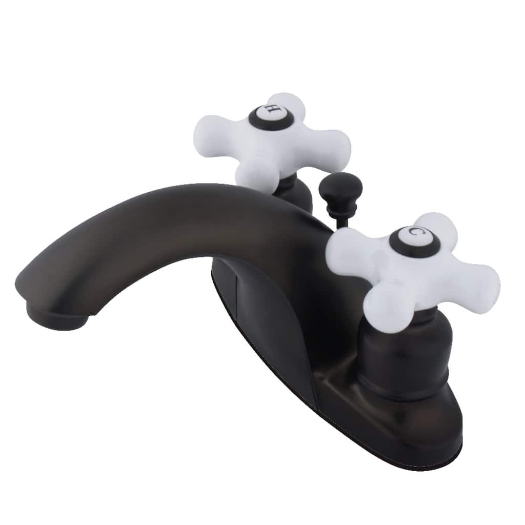 Kingston Brass English Country Centerset Bathroom Faucet with Pop-Up