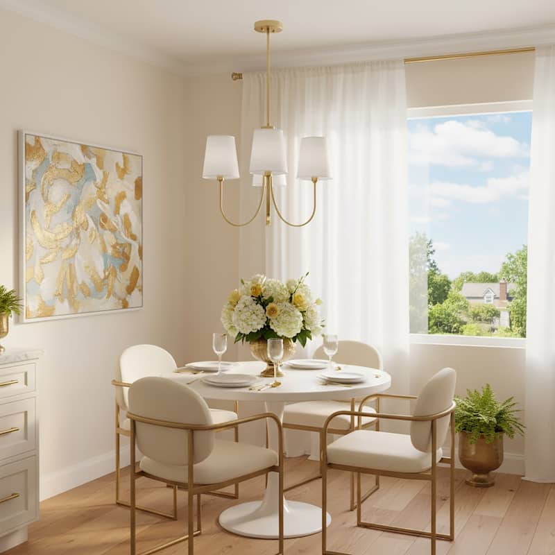 Artcraft Rhythm - Chandelier - 3-Light - Brushed Gold