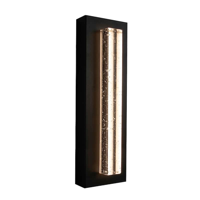 AFX BEAW0518LAJUD Beam 18" Tall LED Outdoor Wall Sconce with Seedy - Black