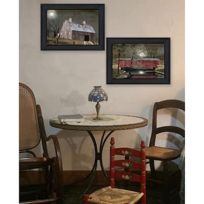 TrendyDecor4U Farmhouse "Midnight Moon" 2-Piece Vignette by Billy Jacobs - Multi-Color