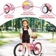 preview thumbnail 20 of 20, Multiple Colors, Girls Bike for 4-7Years Old Kids, 16 inch wheel, Training Wheels Included