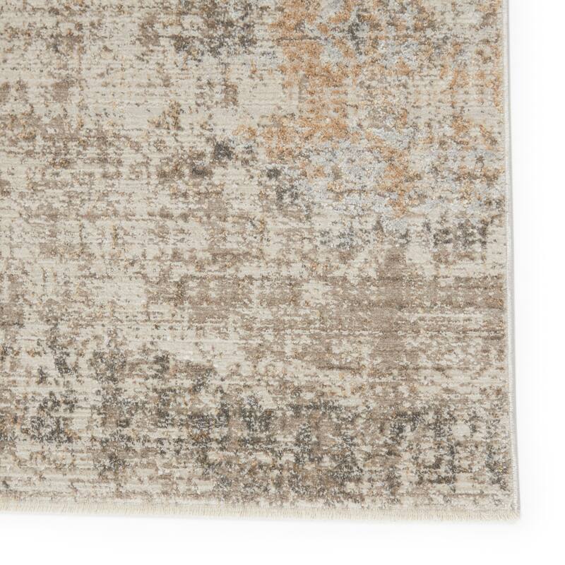 Airi Medallion Gray/ Beige Area Rug