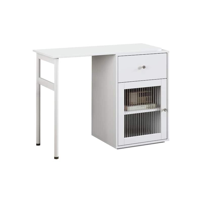 Computer Desk with Hutch & Bookshelf