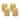LED Wax Dripping Pillar Candle (Set of 4) - 3 x 3 x 4