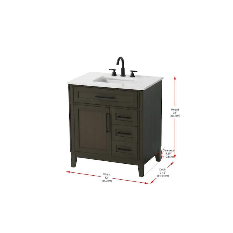 Rachel Single Bathroom Vanity (32-42 inch)