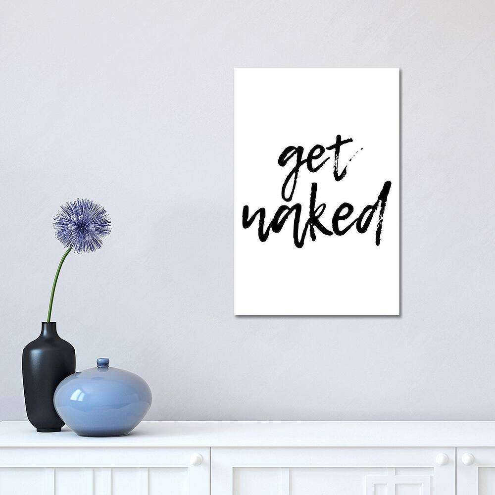 iCanvas "Get Naked" by Pixy Paper Canvas Print
