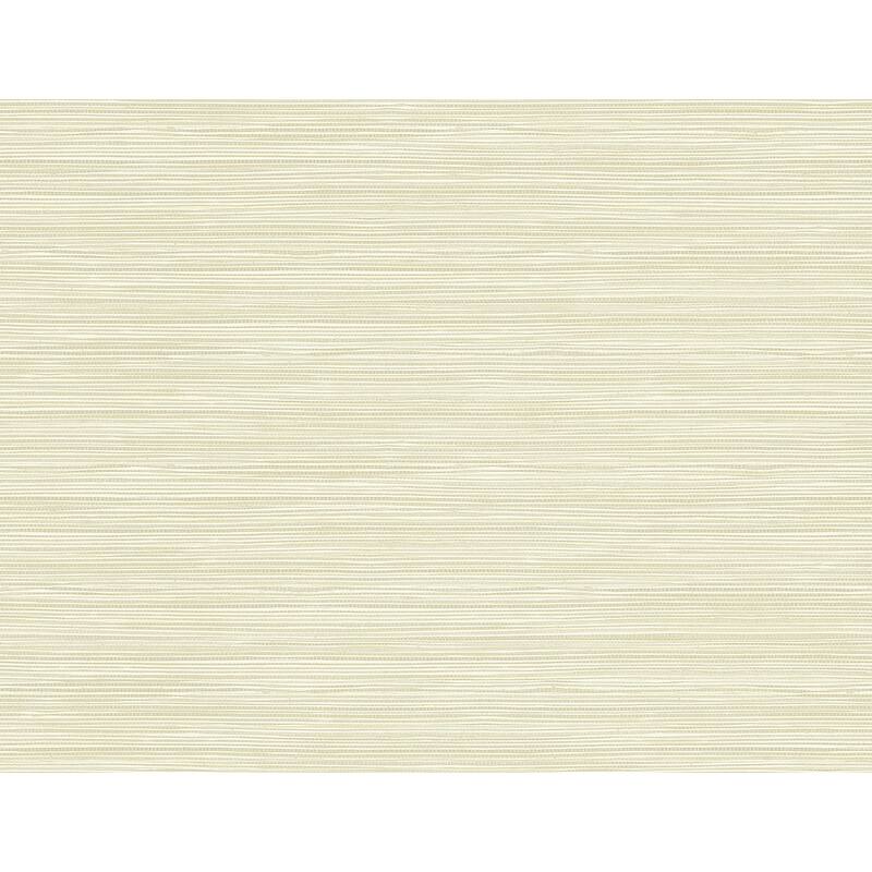 Warner Bondi Cream Grasscloth Texture Wallpaper