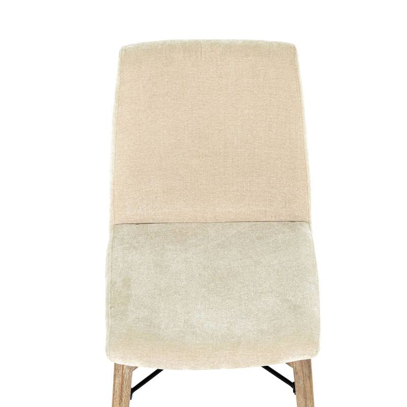 Stella Upholstered Acacia Dining Chair (Set of 2)
