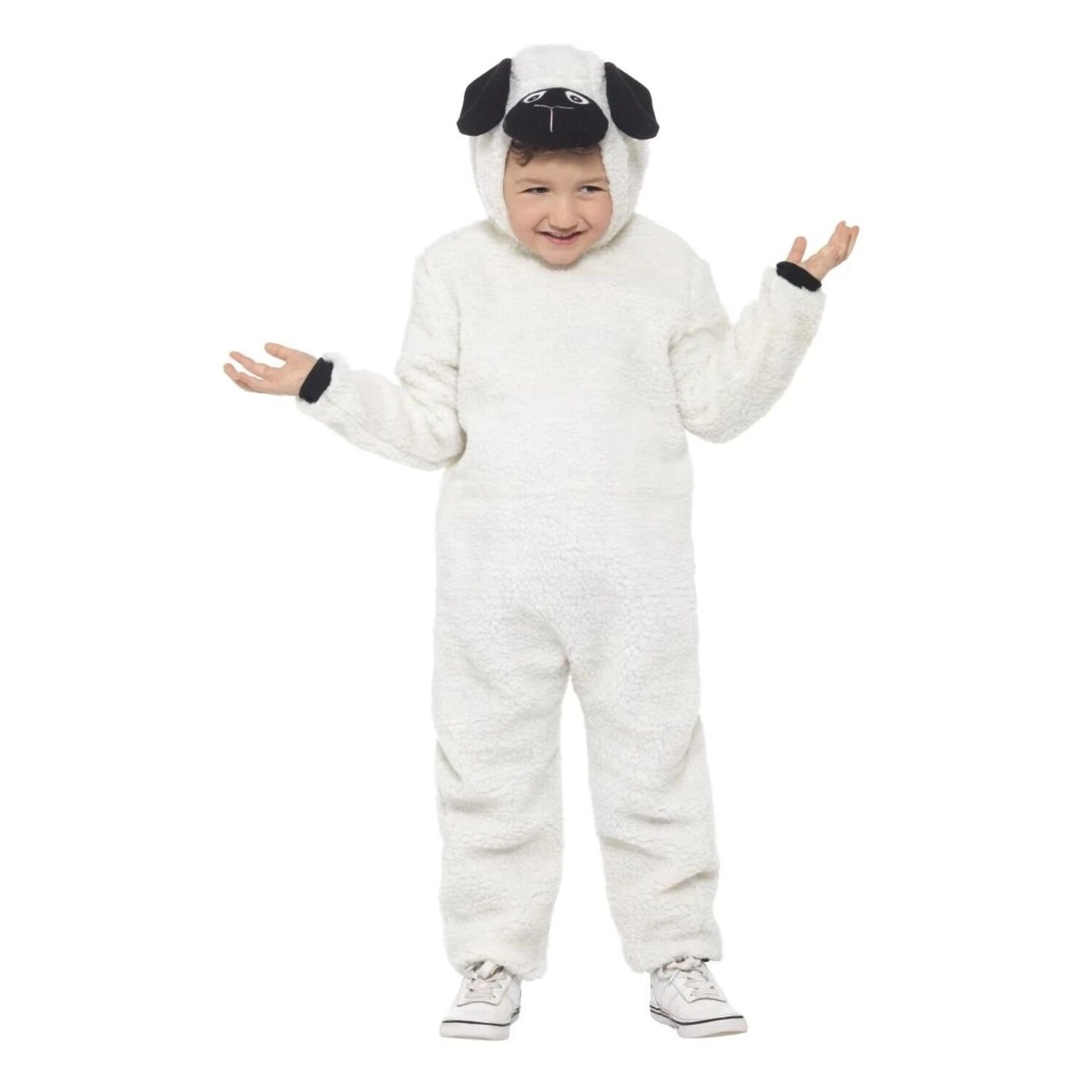 Shop 50 White And Black Sheep Unisex Child Christmas Costume Medium Overstock 29185096