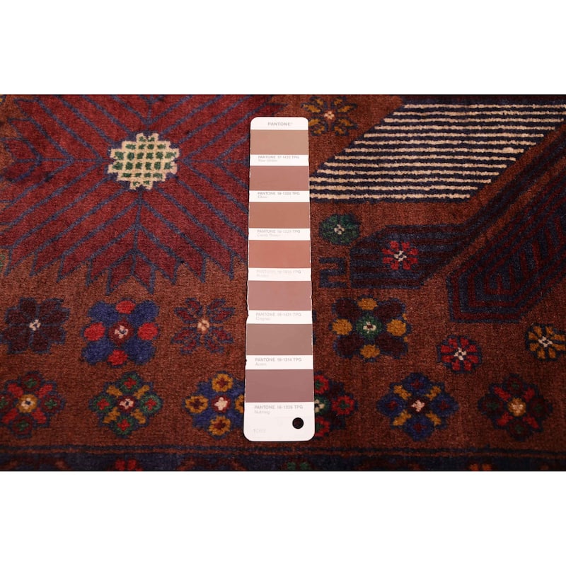 ECARPETGALLERY Hand-knotted Teimani Brown Wool Rug - 3'9 x 6'6