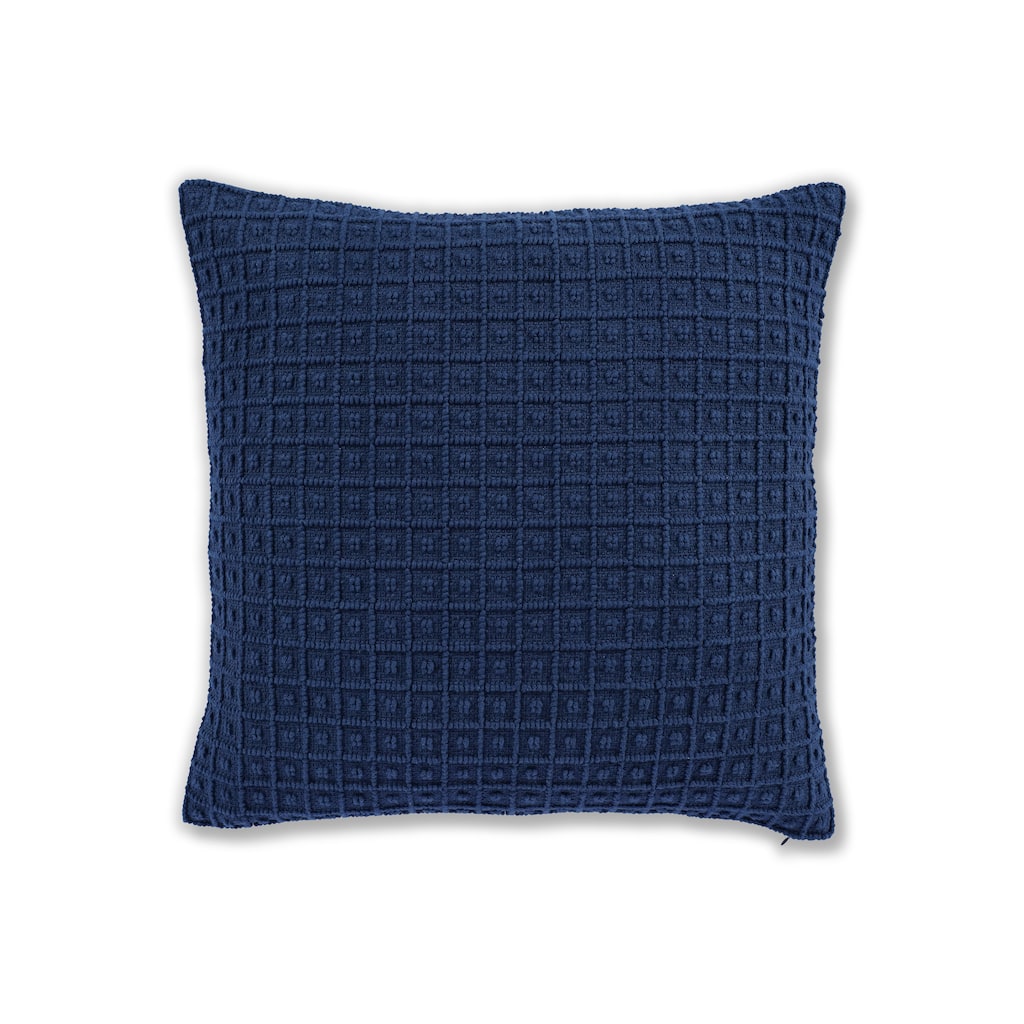 Southern Tide Finn Square Navy Decorative Pillow