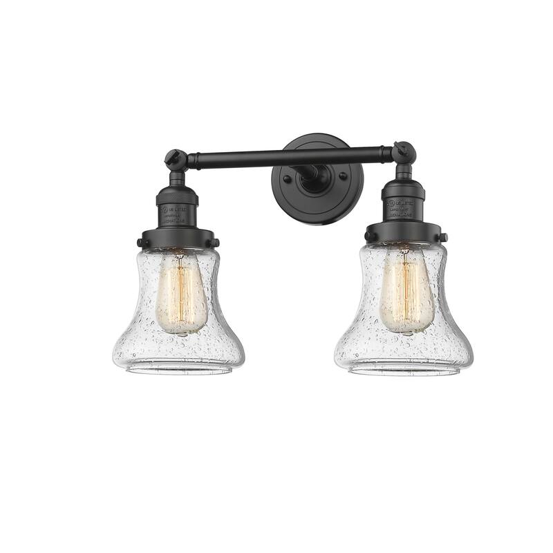 Innovations Lighting Bellmont 2 Light 17" Wide Bathroom Vanity Light - Oiled Rubbed Bronze / Seedy