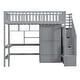 preview thumbnail 17 of 17, Twin Size Loft Bed with Bookshelf and Desk