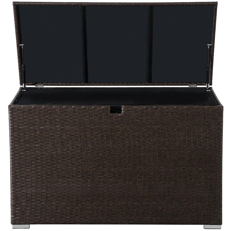 120 Gallon Resin Large Outdoor Indoor Patio Storage Box