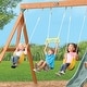preview thumbnail 2 of 2, KidKraft Acrobatic Bar Swing Accessory for Outdoor Playsets