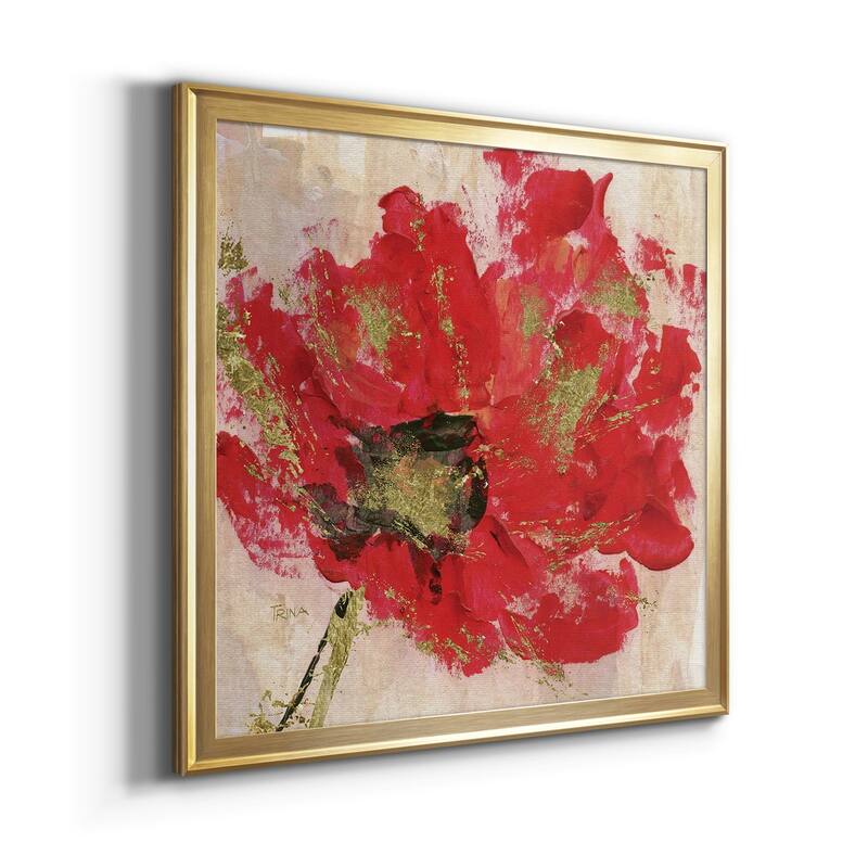 Red Infusion I Premium Framed Canvas - Ready to Hang
