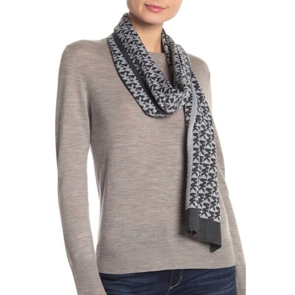 michael kors scarf grey