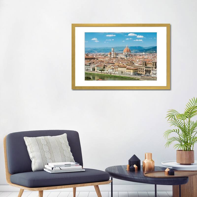 iCanvas "Florence Skyline With Florence Cathedral In Summer, Tuscany, Italy" by Jan Becke PFA