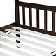 preview thumbnail 5 of 10, Stylish & Simple Twin Over Twin Bunk Beds with Trundle, Safety Rail and Ladder, Kids/Teens Bedroom, Split Into 2 Beds, Black