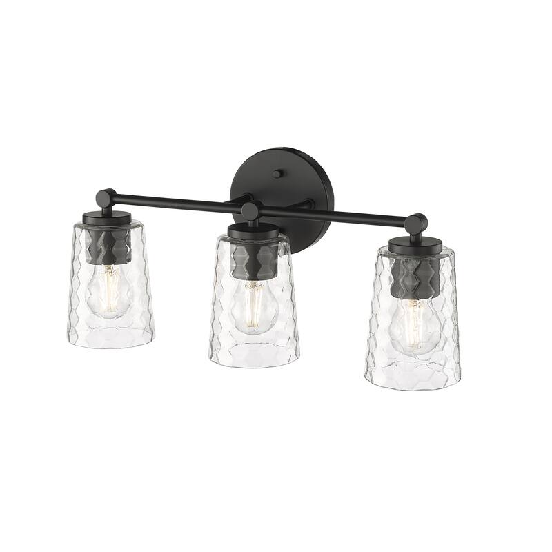 Millennium Lighting Ashli 2/4 Light Vanity Light with Clear Honeycomb Glass Shades