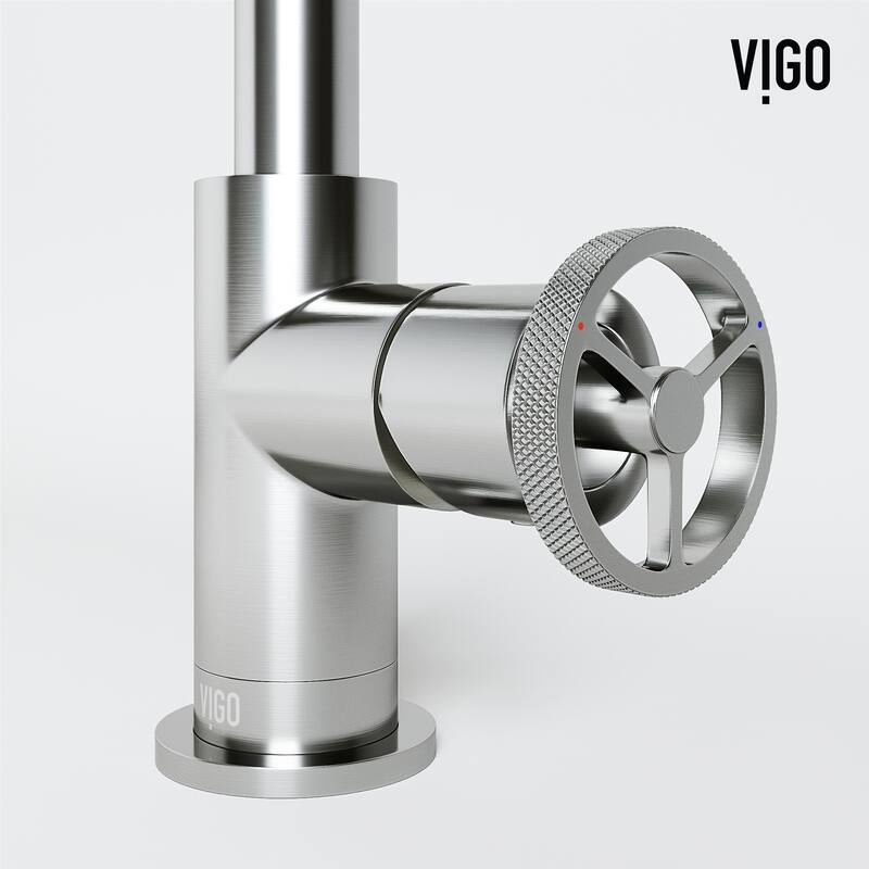 VIGO Cass 9" H Single Handle Single Hole Bathroom Faucet