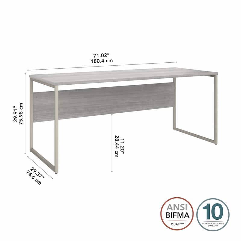 Hybrid 72W x 30D Computer Table Desk by Bush Business Furniture