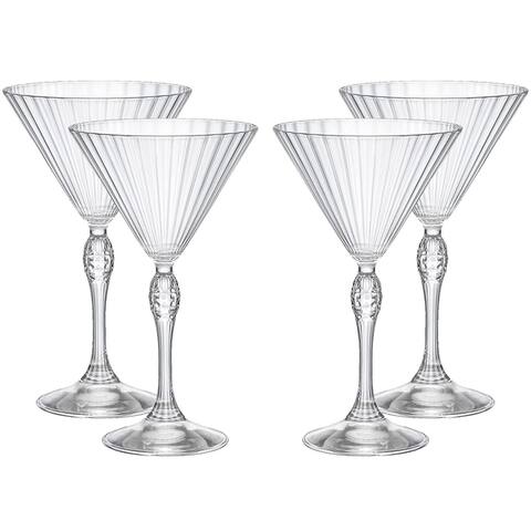 Bormioli Rocco America '20s 8.5 oz. Martini Glass, Set of 4 - 8.5 oz.