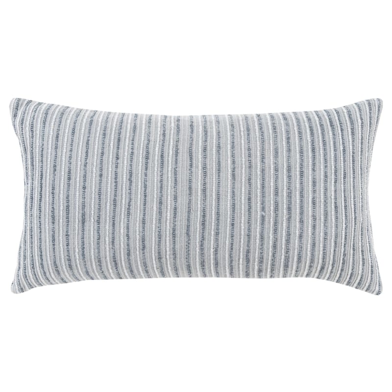 14" X 14" Gray Cotton Blend Pillow