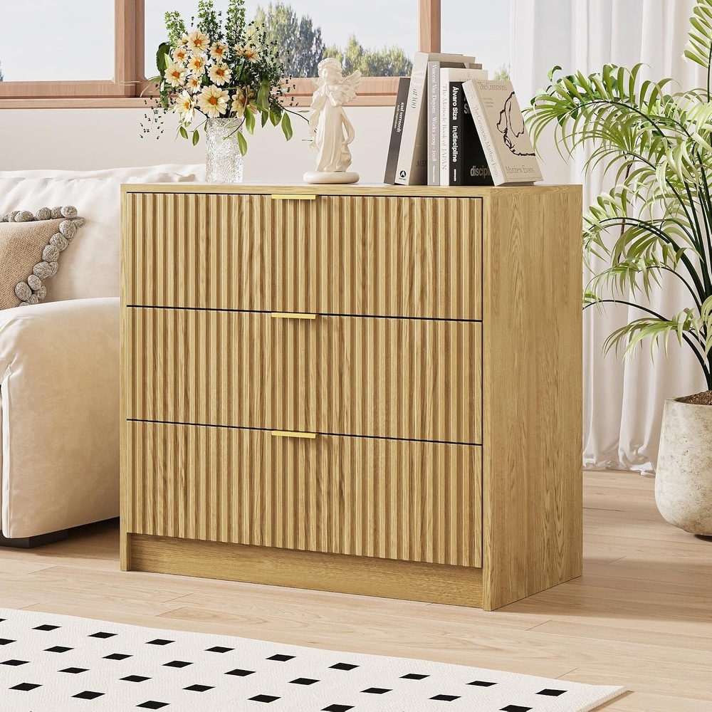 3-drawer Oak Dressers - Bed Bath & Beyond
