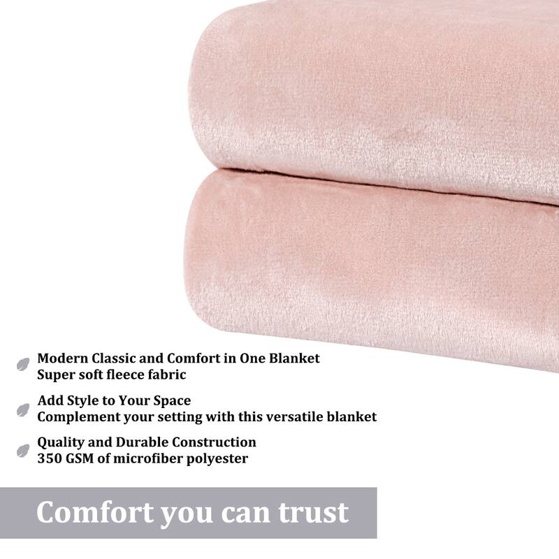 Decorative Throw Blanket Flannel Fleece Blanket for Couch
