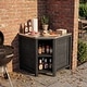preview thumbnail 89 of 93, 100% Solid Wood Outdoor Kitchen Cabinet Set, Modular Patio BBQ Island Sideboard Buffet Pantry