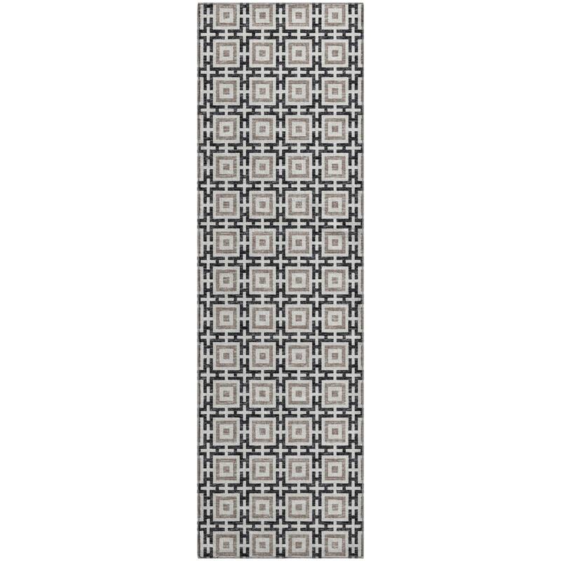 Premium Washable Super Soft Modern Mosaic Mayfield Rug