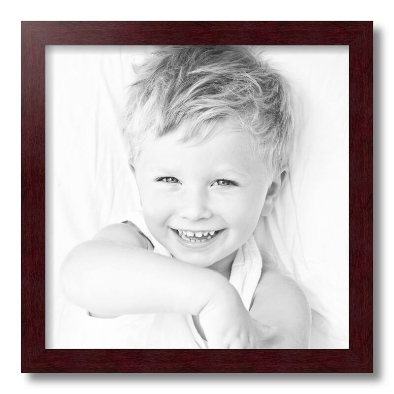 ArtToFrames Metro Modern 16x16 Inch Picture Frame, 1.25 Inch MDF Poster Frame Available in Multiple Colors (FRBW26-16x16)