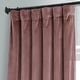 preview thumbnail 86 of 165, Exclusive Fabrics Signature Plush Velvet Hotel Blackout Curtains (1 Panel) - Luxury Soft Drapery for Light Control & Elegance