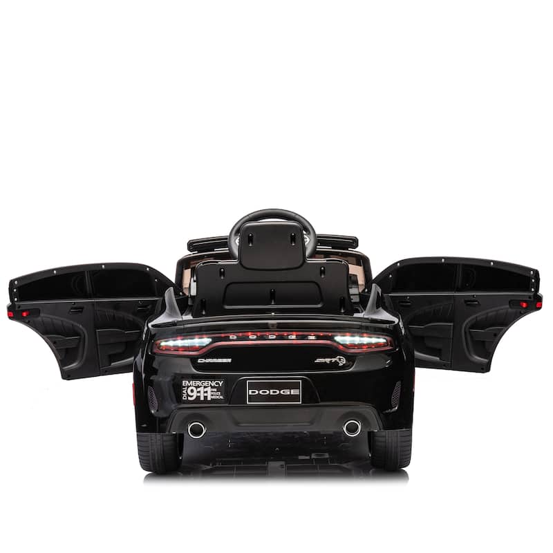 Licensed Dodge Charger,12v Kids ride on police car