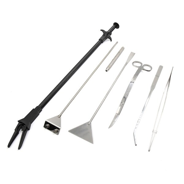 Shop 6Pcs Aquarium Tank Aquascaping Tools Kit Scissors ...