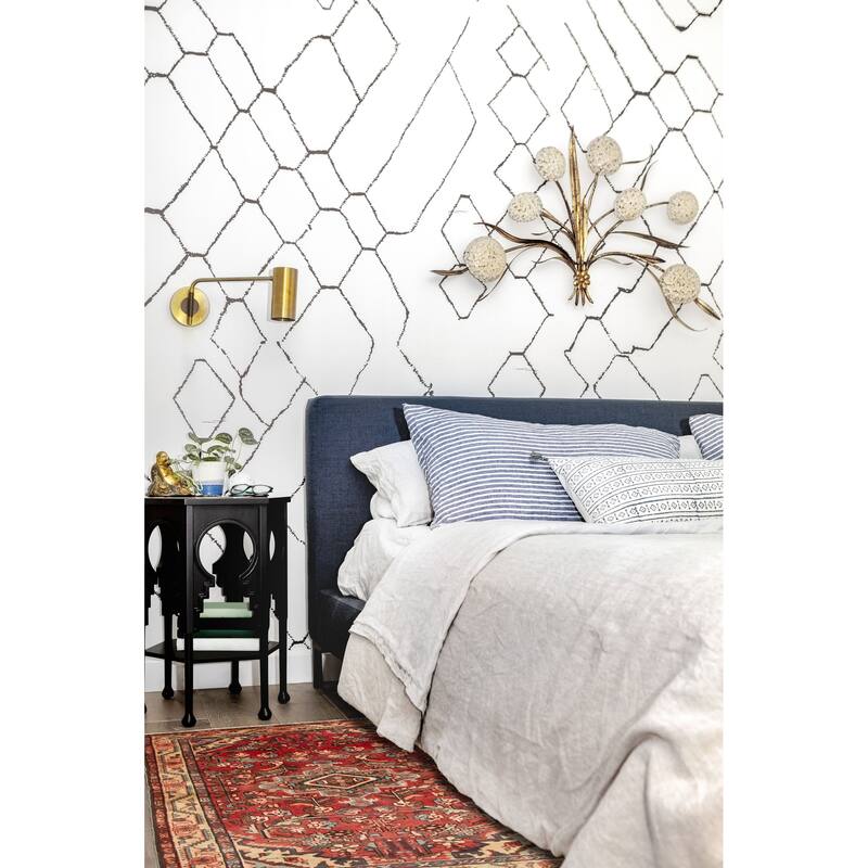 ECARPETGALLERY Hand-knotted Anadol Red Wool Rug - 3'7 x 5'6