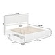 preview thumbnail 119 of 118, Madison Platform Bed with Matching Footboard with Storage Drawers