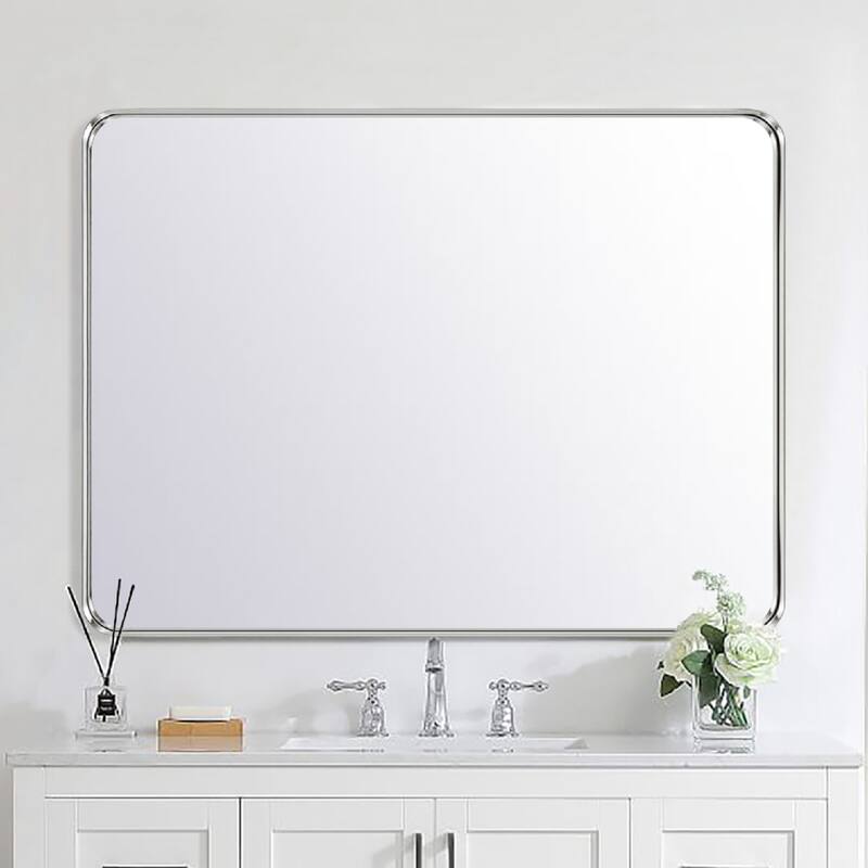 Arthers Stainless Steel Metal Bathroom Vanity Wall Mirror