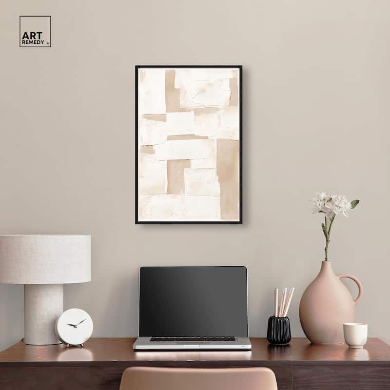 Plastered Planes III Canvas by Art Remedy