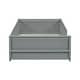 preview thumbnail 41 of 45, Twin Size Wood Floor Platform Bed with Built-in Book Storage Rack
