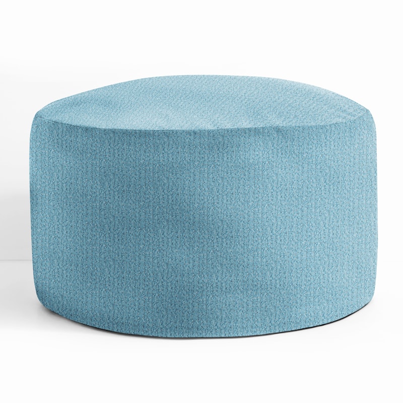 Sorra Home Sunbrella Outdoor Bean Pouf Circle