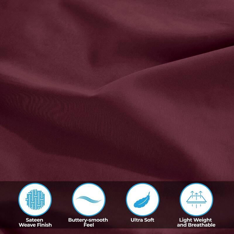 Superior Egyptian Cotton 300 Thread Count Solid Bed Sheet Set