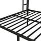 preview thumbnail 8 of 9, Full XL over King Size Metal Bunk Bed with Fence, Ladder, and Noise-Reducing Design