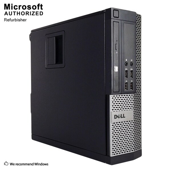 Dell Optiplex 7020 SFF Intel i5-4570 3.20GHz, 12GB RAM, 3TB HDD, DVD, WIFI, BT 4.0, HDMI Adapter, WIN10P64(EN/ES)-Refurbished