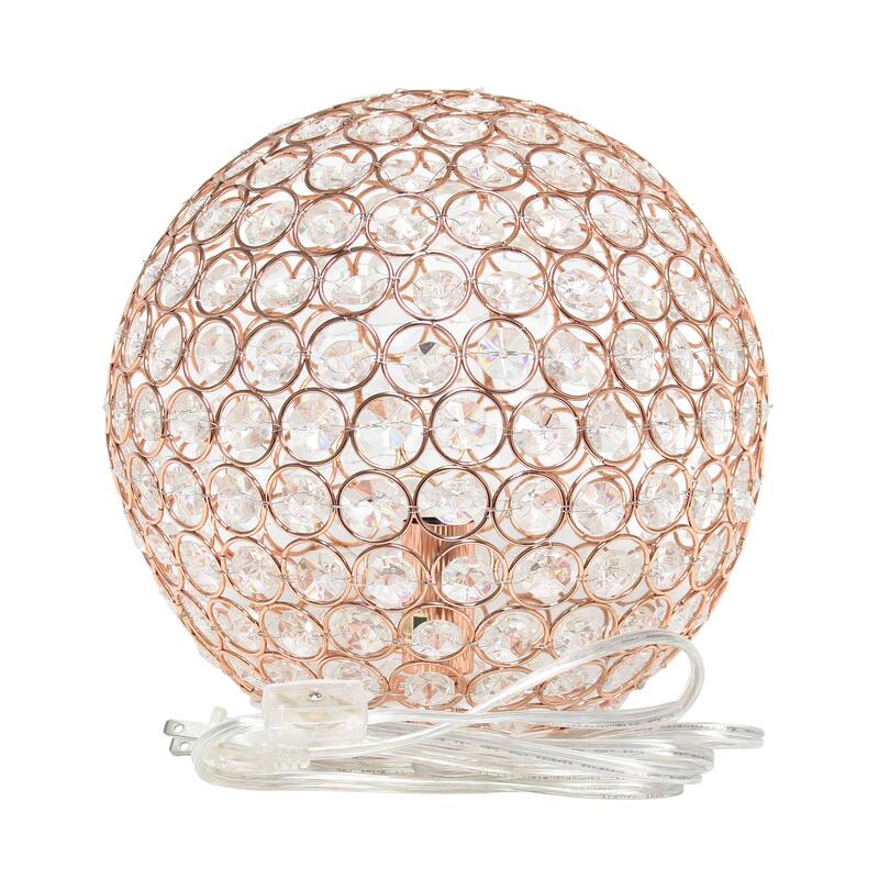 Crystal Ball Sequin Table Lamp